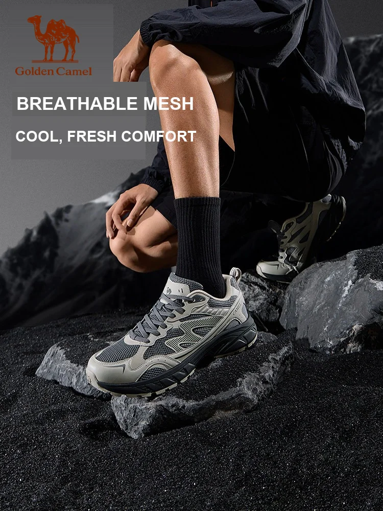 Golden Camel High-Quality Outdoor Shoes Men Women Comfortable Waterproof Casual Sports Shoes Walking Shoes Sport Entertainment