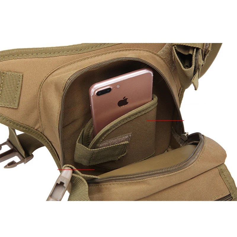 Men Waist Fanny Pack Bag For short pistol Military Tactical Outdoor Sports Hunting Climb Travel Male Bum Hip Belt Bags