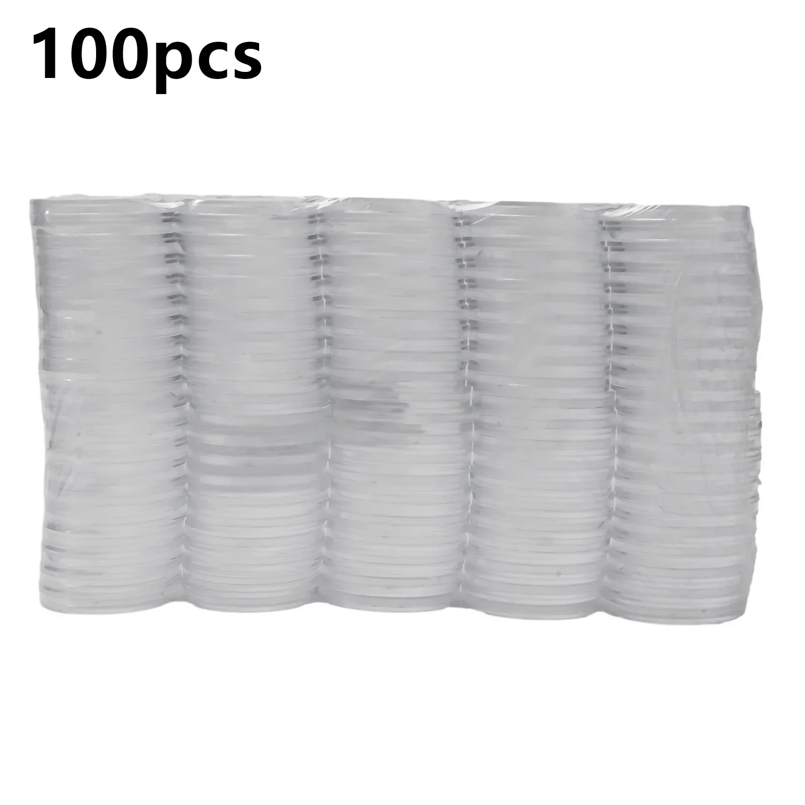 100Pcs Rimless Coin Capsules 39mm Can Fit 1 Oz Silver Britannia Coins Storage Capsules Protection Boxes Container