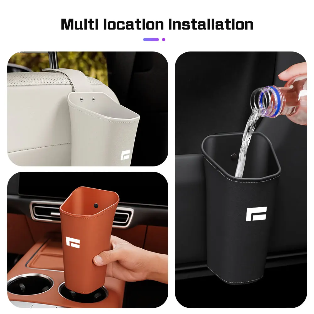 

Car Door Storage Bin,Seat Back Umbrella Bucket For BAIC Jishi Polestone 01 Rox 01 2023 2025 Cup Holder Box Trash can Accessories