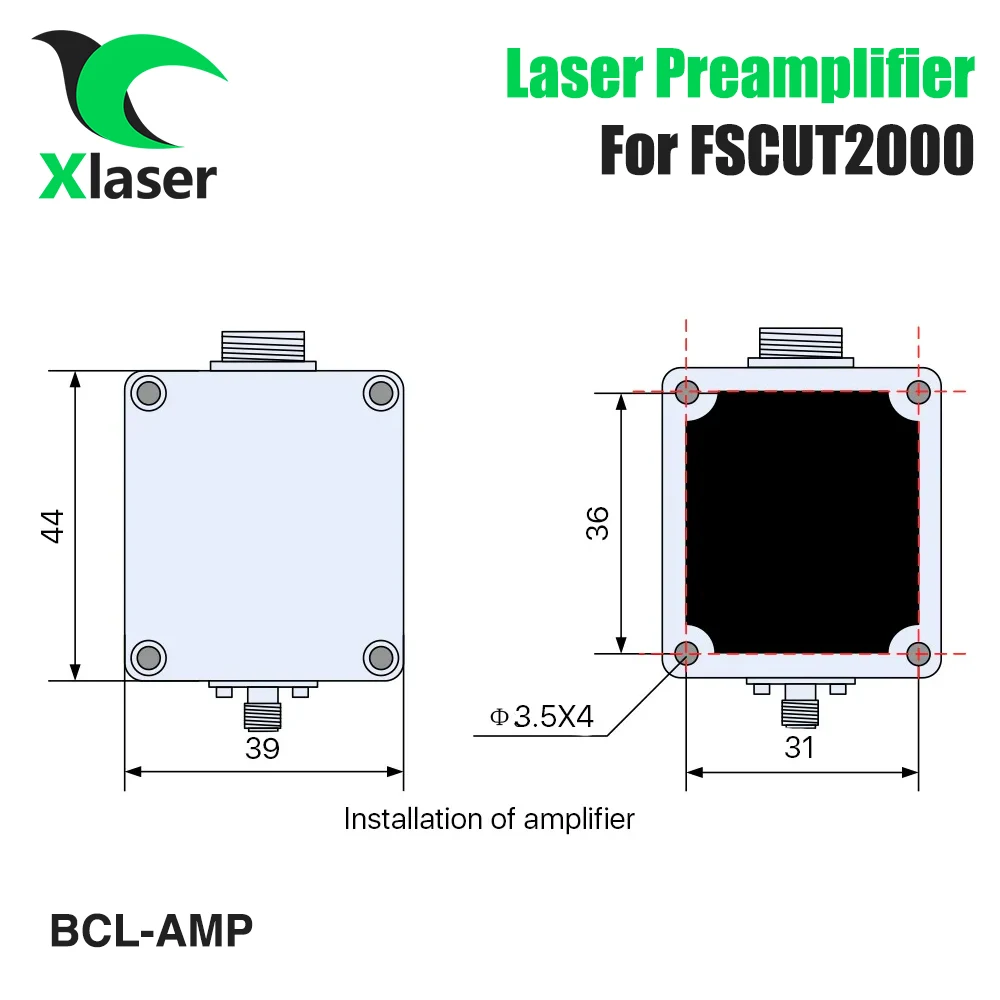 Imagem -05 - Friendess-amplificador Pré-amplificador Bcl-amp v8 para Bcs100 Fscut2000 Sistema Controlador de Precitec Raytools Wsx Laser Head