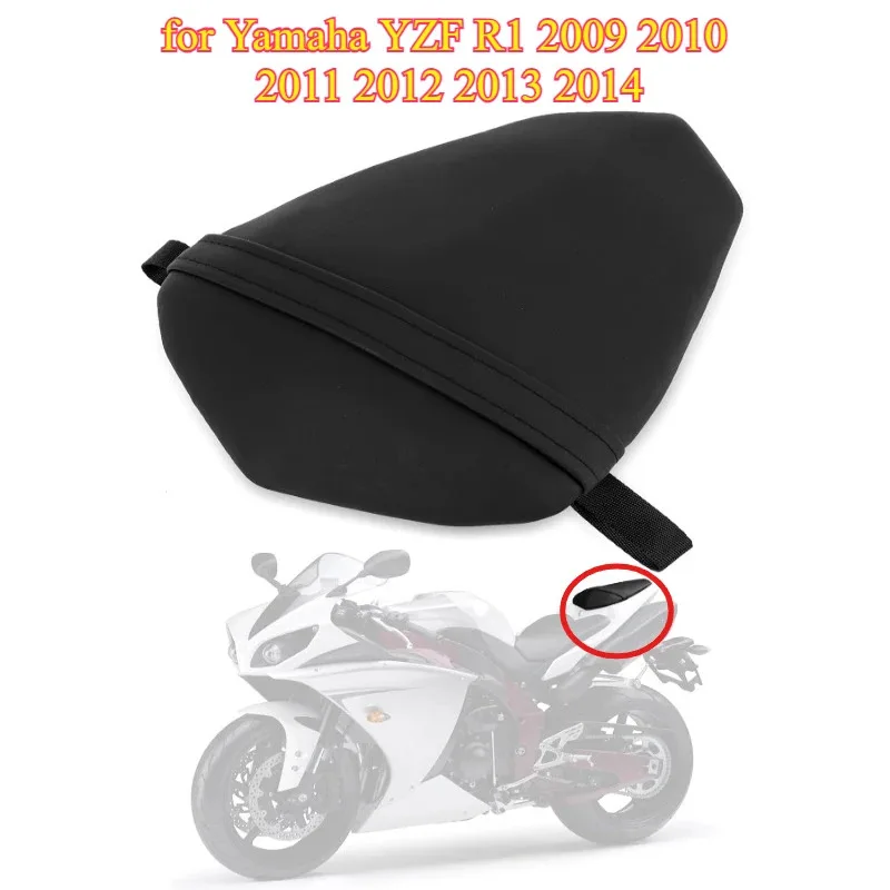 

For Yamaha YZF 1000 R1 2009 2010 2011 2013 2014 Motorcycle Black Passenger Rear Seat Pillion Cushion Fit