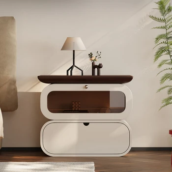 북유럽 사이드 테이블 침대 룸, 침대 옆 나이트 스탠드, 오픈 캐비닛, 거실 좁은 캐비닛 보관 가슴, Nachtkastje 책상 침실 