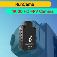 Runcam 6 4K HD SOIY IMX377 30fps 1/2.3 inch 128*64 155°FOV WiFi Adaptable Sports Camera Set for FPV Drone Airplane RC Model