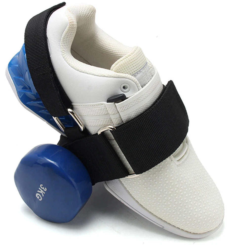 Adjustable Dumbbell Foot Strap for Leg Curl Extension and Hip Training With Polyester Webbing and Reliable Metal Buckle System