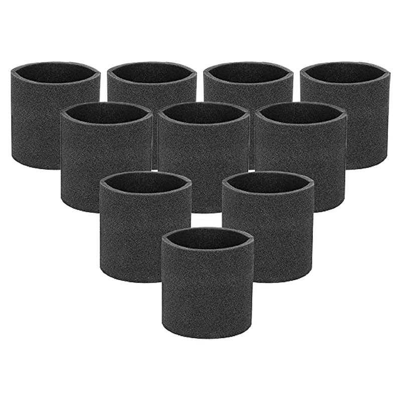 10 Pack 90585 Foam Sleeve VF2001 Foam Filter For Wet Dry Vacuum Cleaner, Fits Most Shop-Vac Vacuum Cleaners