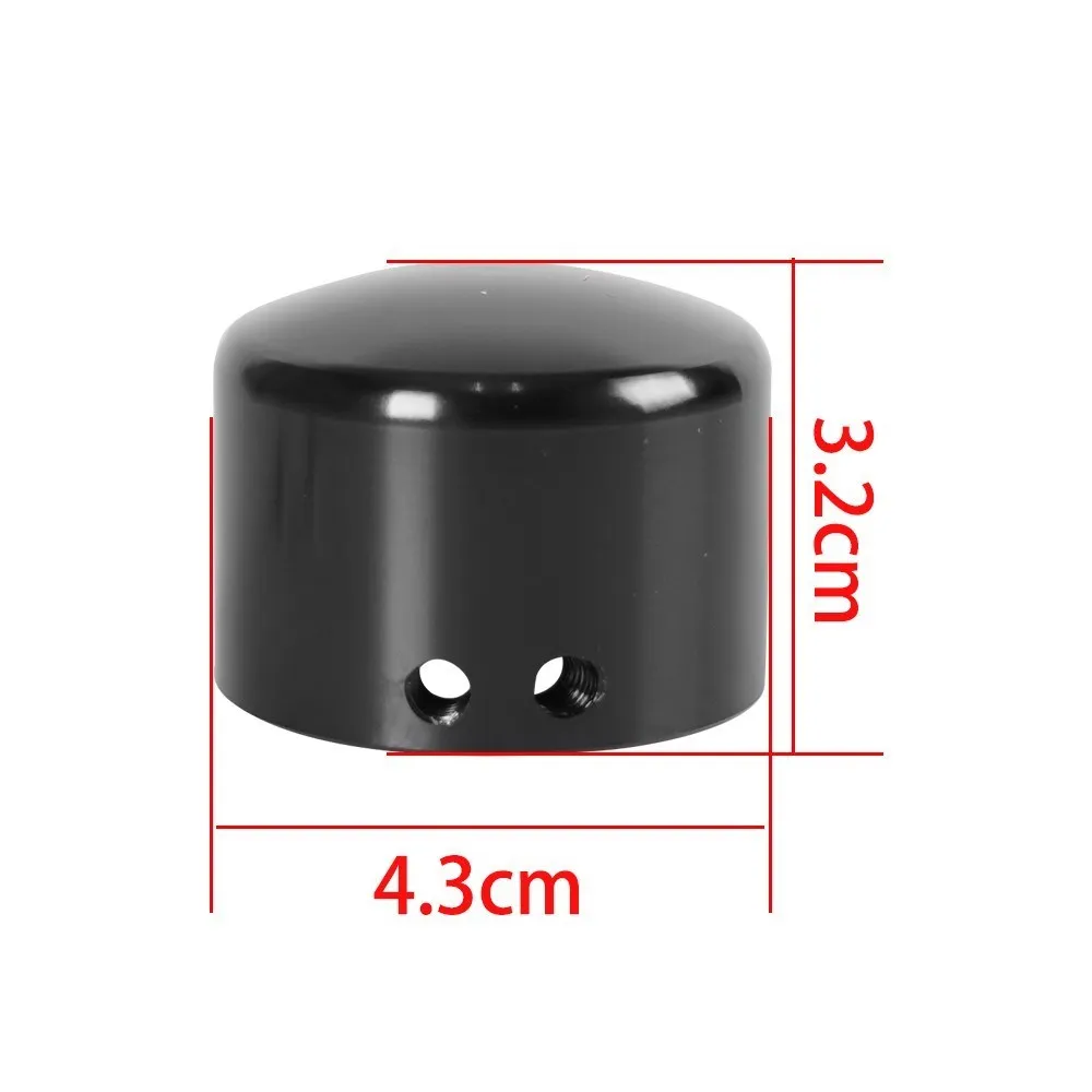 Motorcycle Adjustable Front Axle Nut Bolt Cover Cap for Harley Sportster 883 1200 Dyna VRSCA V Rod 2002-2006 CVO Softail MP-1094