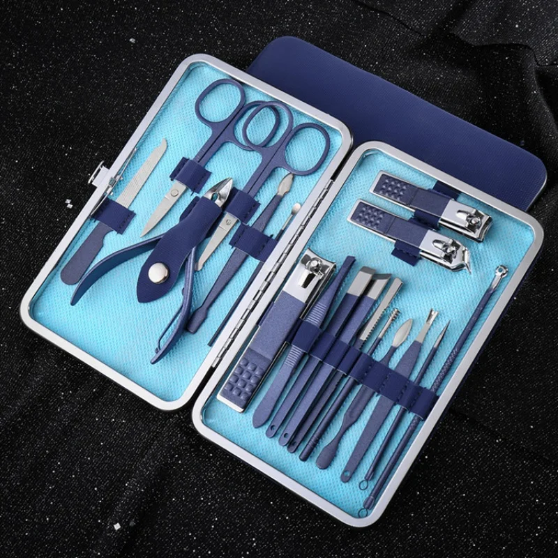 

Germany Nail Scissors Dead Skin Clipper Folding Nail Clippers Set Stainless Steel Repair Bent Nose Plier Pedicure Knife Full Set