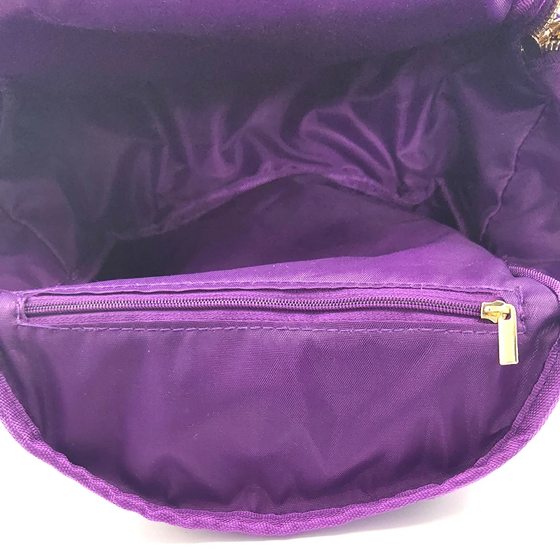 Mochila púrpura de nailon impermeable para niña adolescente, Bolsa Escolar de gran capacidad, equipaje de viaje para estudiantes universitarios, 10 unidades