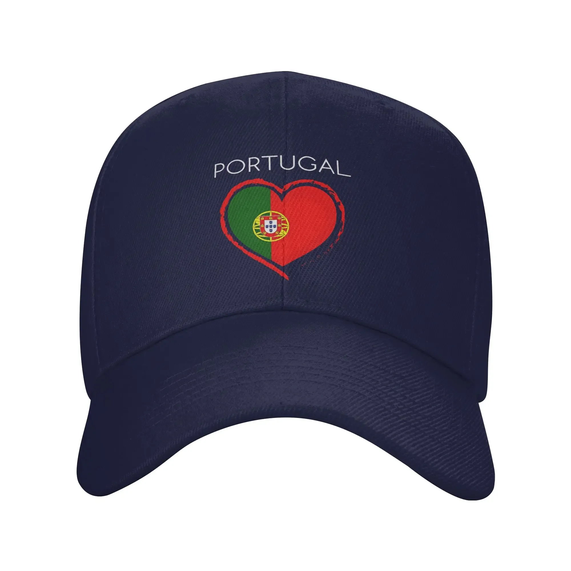 New Portugal Flag - Portugal Love  Sun Baseball Cap  Summer y2k Retro Trucker Hat For Unisex Men Kpop Rock Snapback Cap