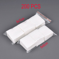 200Pcs Gun Cleaning Patch Rifle Pistol Shotgun Highly Water Absorption Cotton For Glock 17 19 22 CZ-75 1911 AR15 AK47