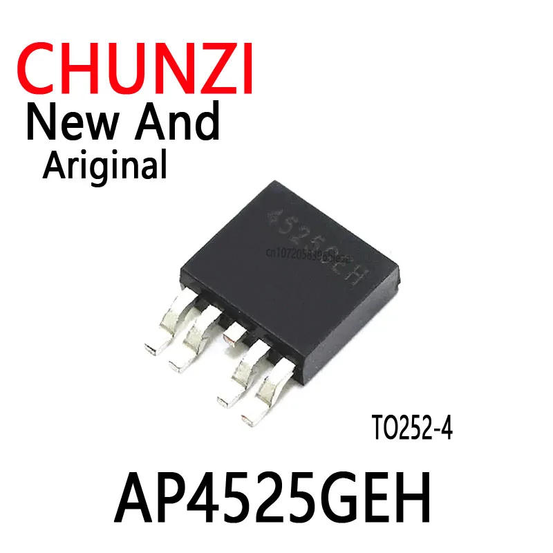10Pcs New and Original AP4525 SMD 4525GEH TO252-4 AP4525GEH