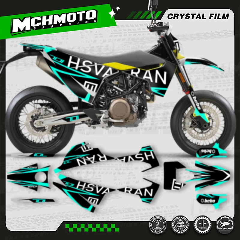 

MCHMFG для Husqvarna наклейка 15-20 701 SUPERMOTO ENDURO 2015-2017 2018 2019 2020 индивидуальные командные графические наклейки комплект наклеек 010
