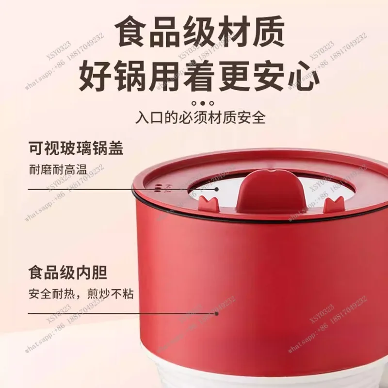 Electric Heating Noodle Bowl Low Power Mini Cooker Cup for Dormitory Single Person