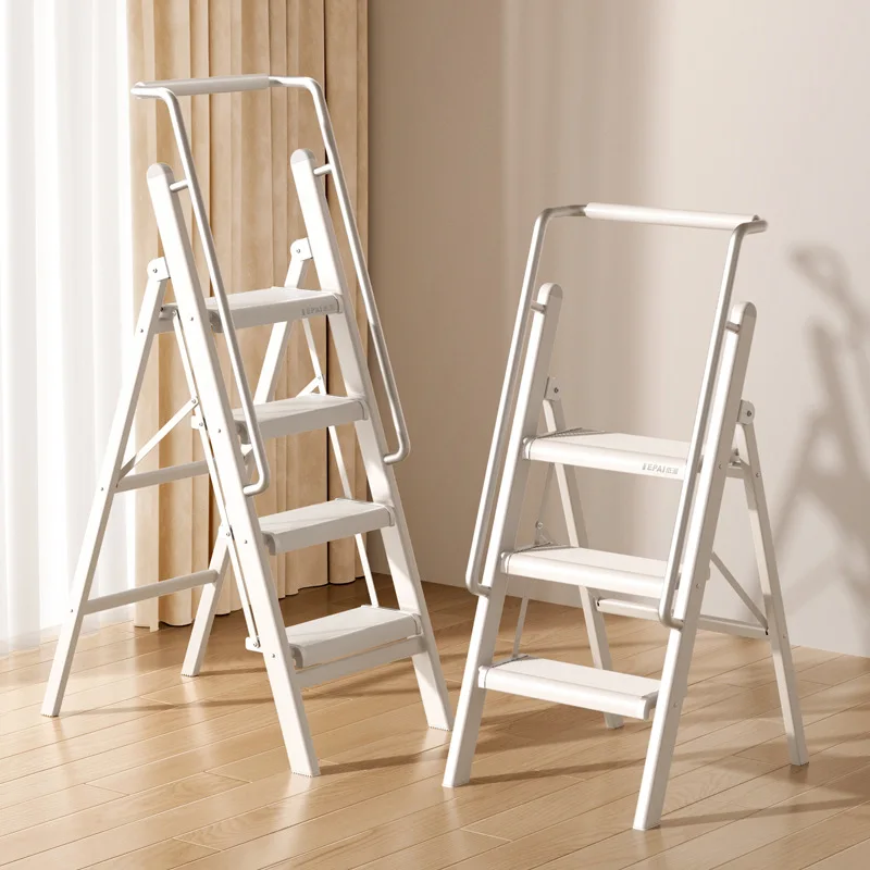 

Household Ladder, for Women with Handrails, Thickened and Widened Household Ladder, Three-step Ladder, Four-step Ladder