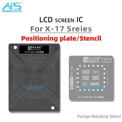 BGA Reballing Stencil Template For iPhone X XS 11 12 13 Mini 14 Plus 15 16 17 Pro Max LCD screen IC Positioning Plate tin net