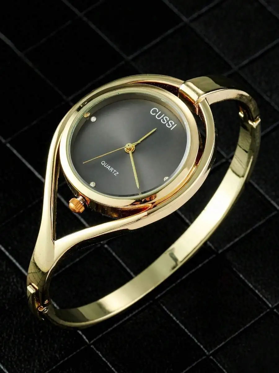 1pc Women's Luxury Bracelet Watch, Elegant Quartz Watch, Retro & Unique Bracelet