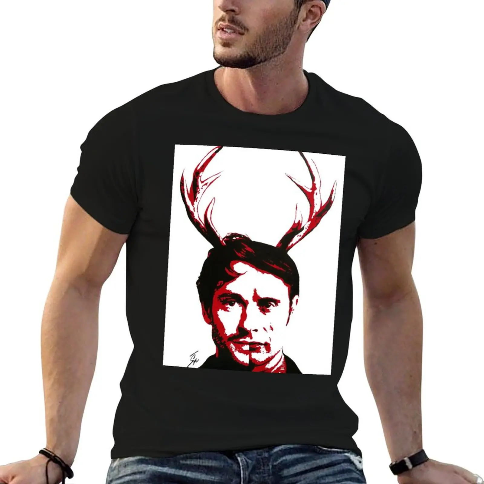 

Hannibal Lecter vs Will Graham T-Shirt t shirt men 100% cotton luxury brand t shirt for man man tshirt T-Shirt