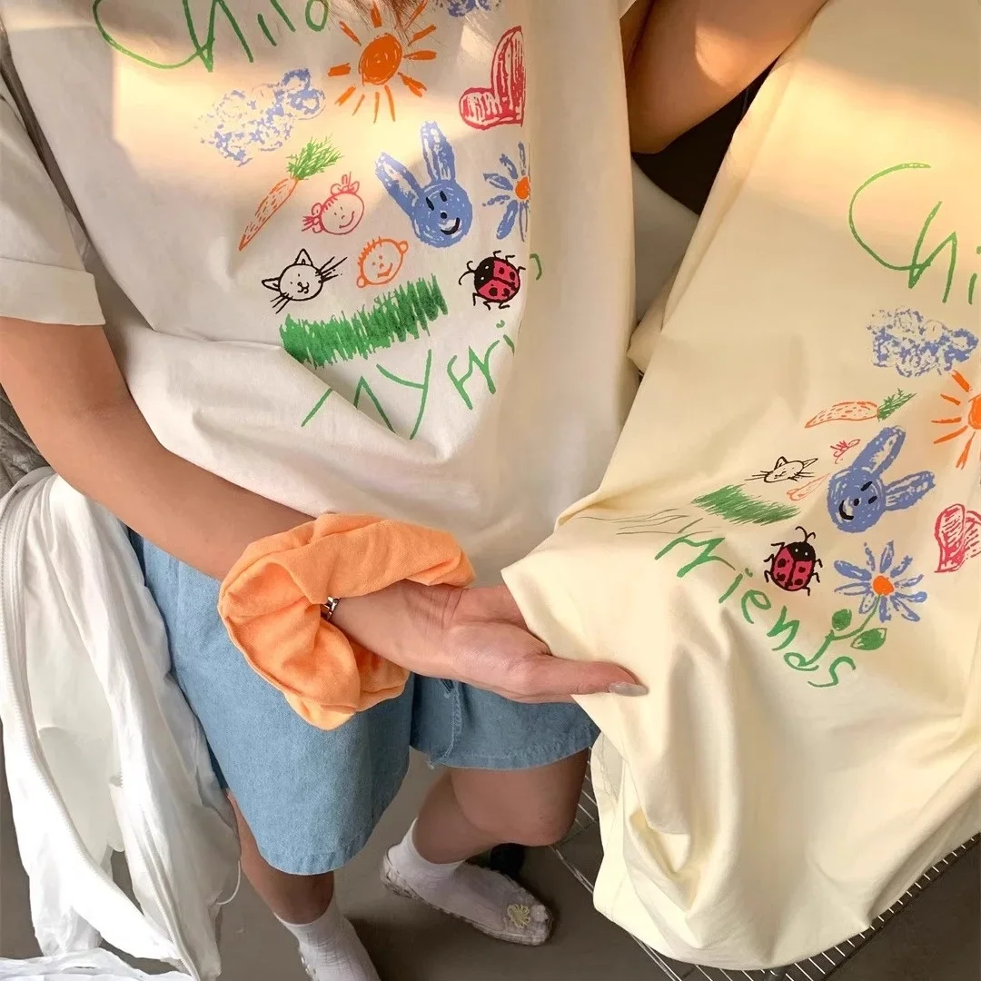 المرأة تي شيرت خمر الأزهار طباعة الصيف جولة الرقبة أعلى مريحة للتنفس لباس غير رسمي الجرافيك تي شيرت الملابس الجمالية #2