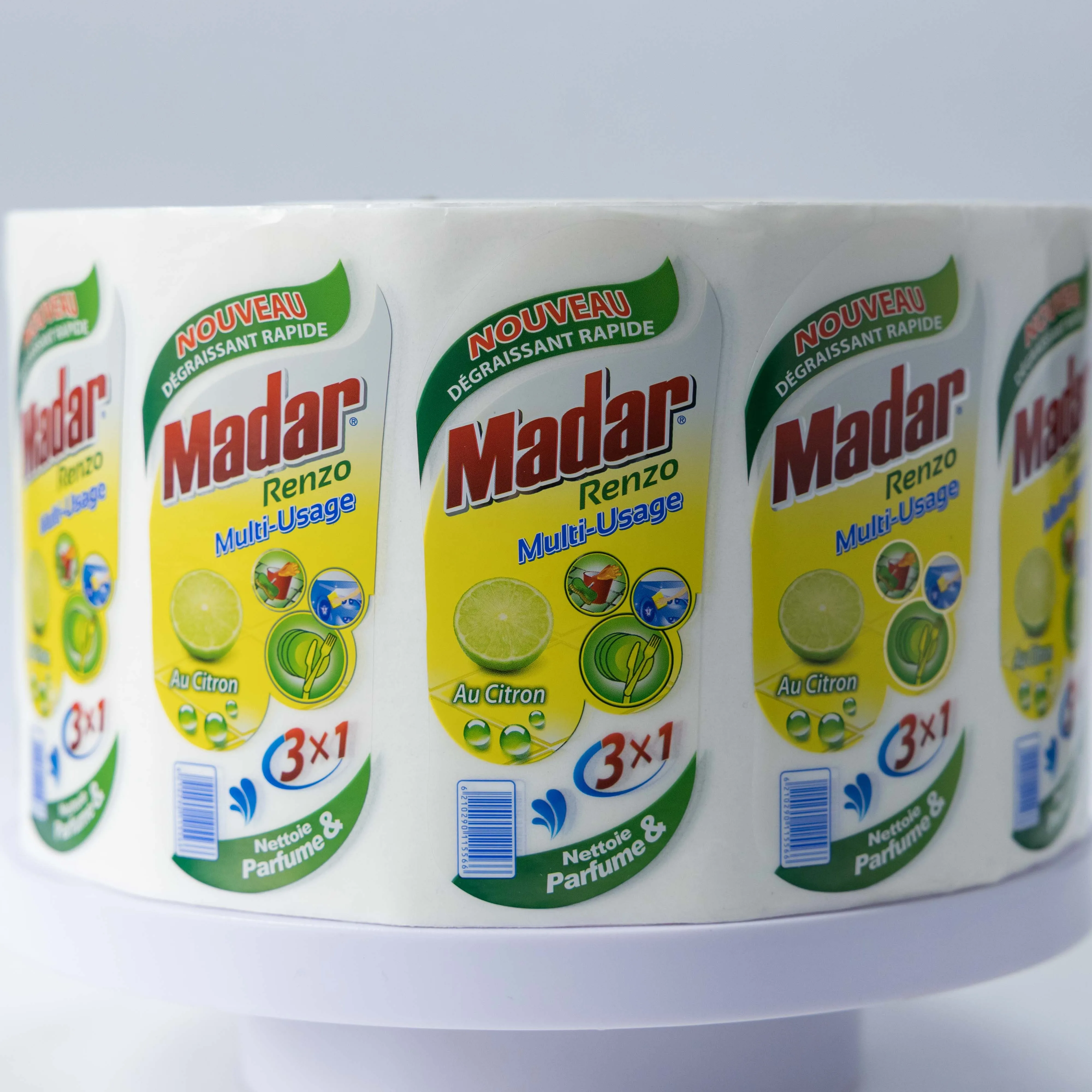 Custom Laundry Detergent Labels｜PET Material Adhesive Stickers｜Identity Label for Cleaning Products