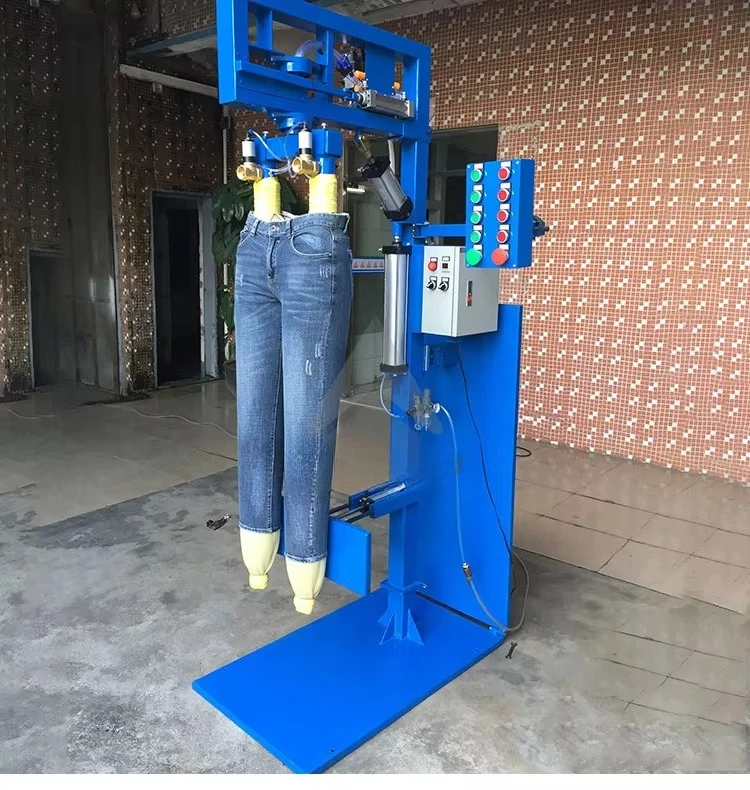 Clothing laundry machinery Jeans clothing technology Automatic vertical tilt horizontal integrated brushing machine