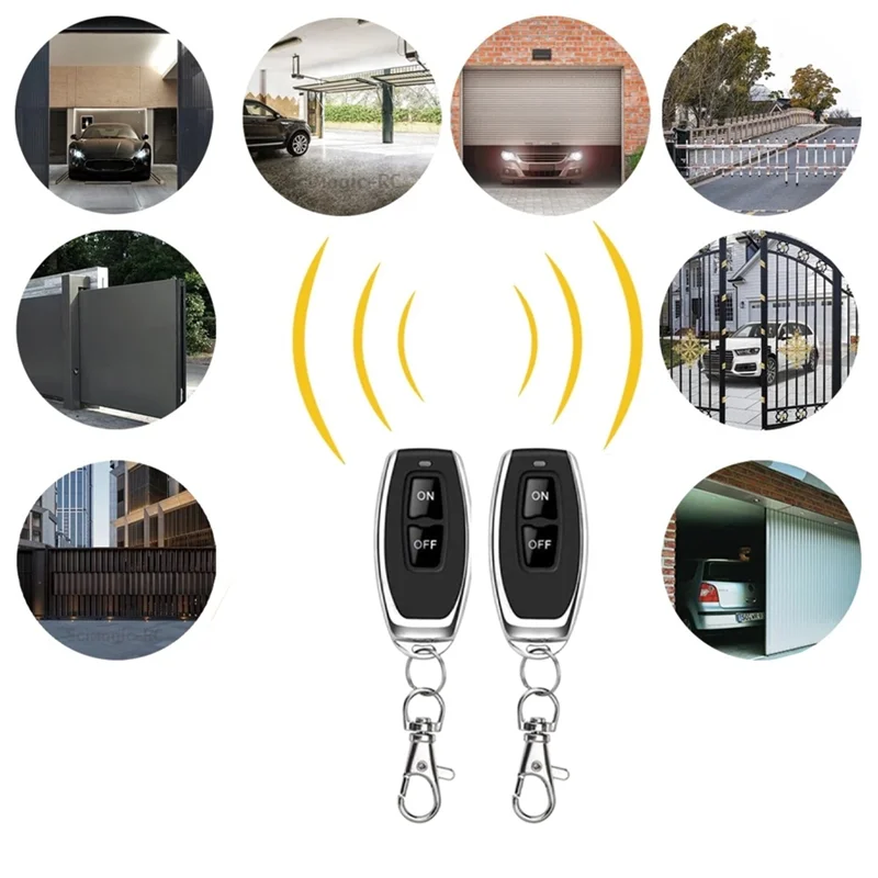 High Quality-RF 433Mhz Wireless Remote Control Switch For 220V 30A Relay Lighting Dust Collector Pump Motor Fan & More