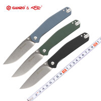 FBknife Ganzo G6804 8CR14 blade G10 Handle EDC Folding knife Survival Camping tool Hunting Pocket Knife tactical outdoor tool