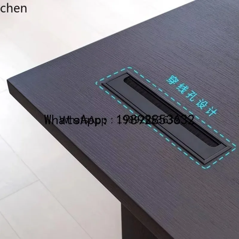 LYY Minimalist Boss Desk Acrylic Floating Desk High-end President Computer Desk 6