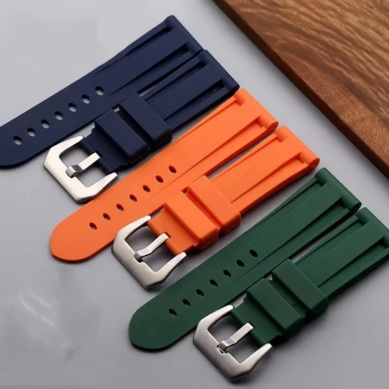 20 22 24 26 мм силиконовый ремешок для часов, сменный ремешок для спортивных часов, универсальный ремешок для часов, аксессуары для часов с инструментом
