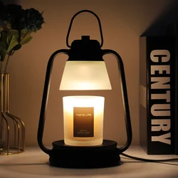 110V 220V Nordic White Black Table Electric Fragrance Candle Warmer Lamp Adjustable
