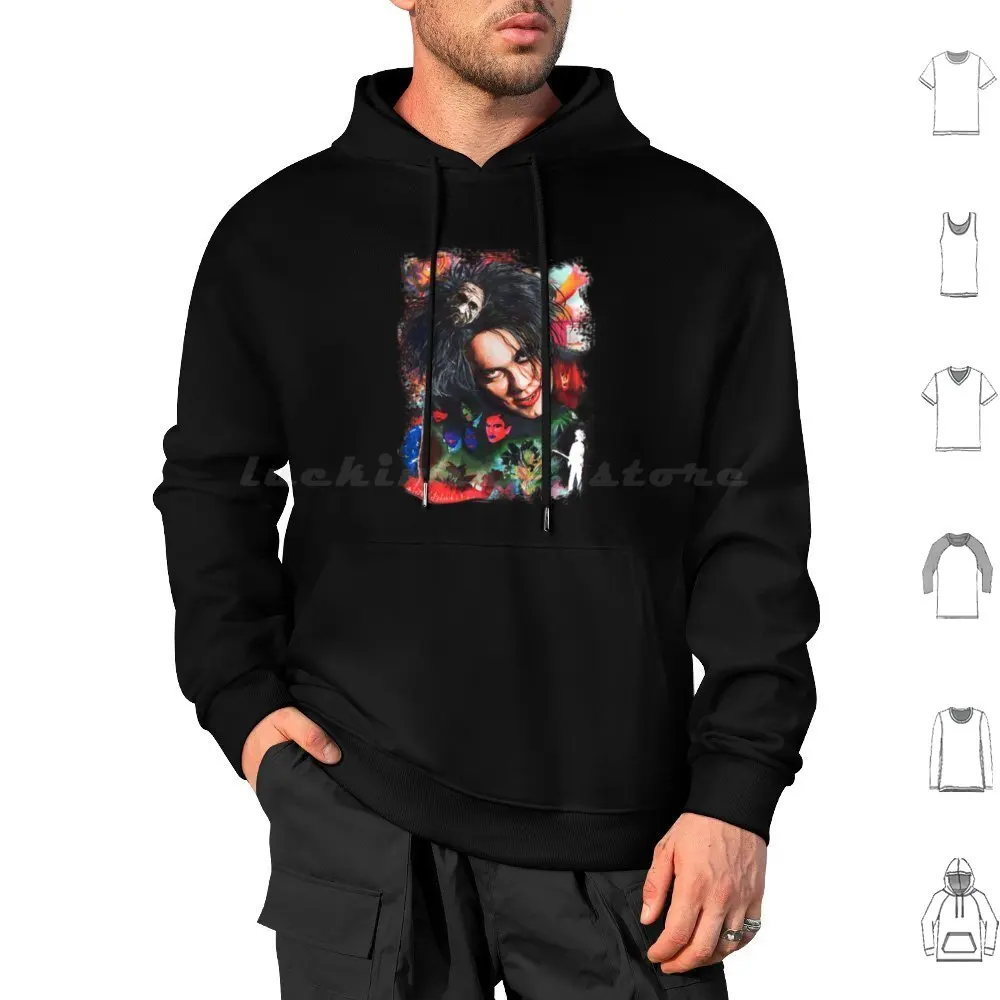 Hoodies Long Sleeve Band Cure Tour Robert Smith Music Music Concert Disintegration Goth