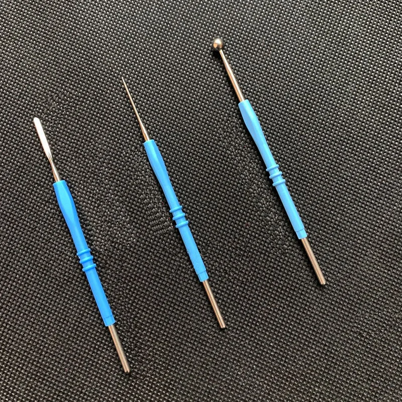 

10pcs Electrosurgical Cautery Pencil Needle Electrode For ESU Pencil Head 2.36*70mm Electrode Pen Head