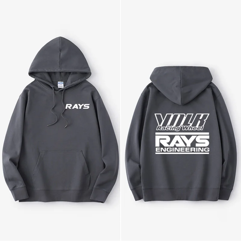 

New 9 RAYS Hoodie ex Loose Couple Cotton Polyester Blend Basic Sle Printed Youth ular Loose Fit Hooded Sweatirt