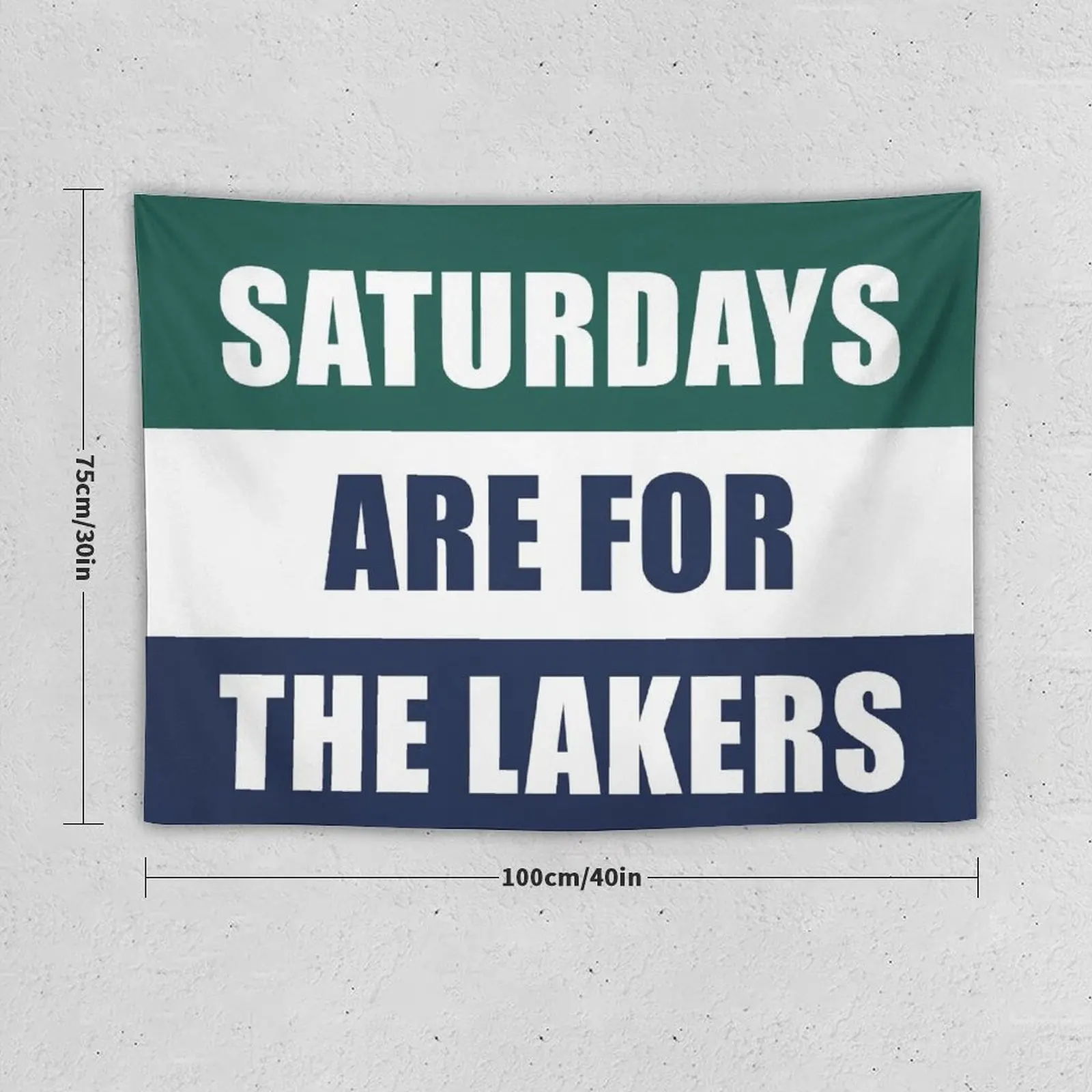 Saturdays are for the lakers- Mercyhurst University Tapestry Wall Hanging Decor Home Decorating Tapestry