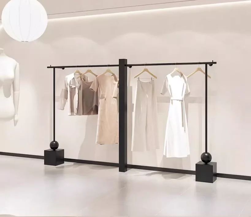 

Настенная вешалка-стойка для демонстрации одежды AdvancedClothing, золотая, для женской одежды, специальная демонстрационная стойка для магазина одежды, для подвешивания одежды