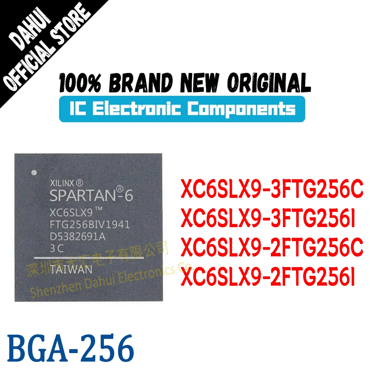 XC6SLX9-3FTG256C XC6SLX9-3FTG256I XC6SLX9-2FTG256C XC6SLX9-2FTG256I XC6SLX9-3FTG256 XC6SLX9-2FTG256 XC6SLX9 IC Chip BGA-256