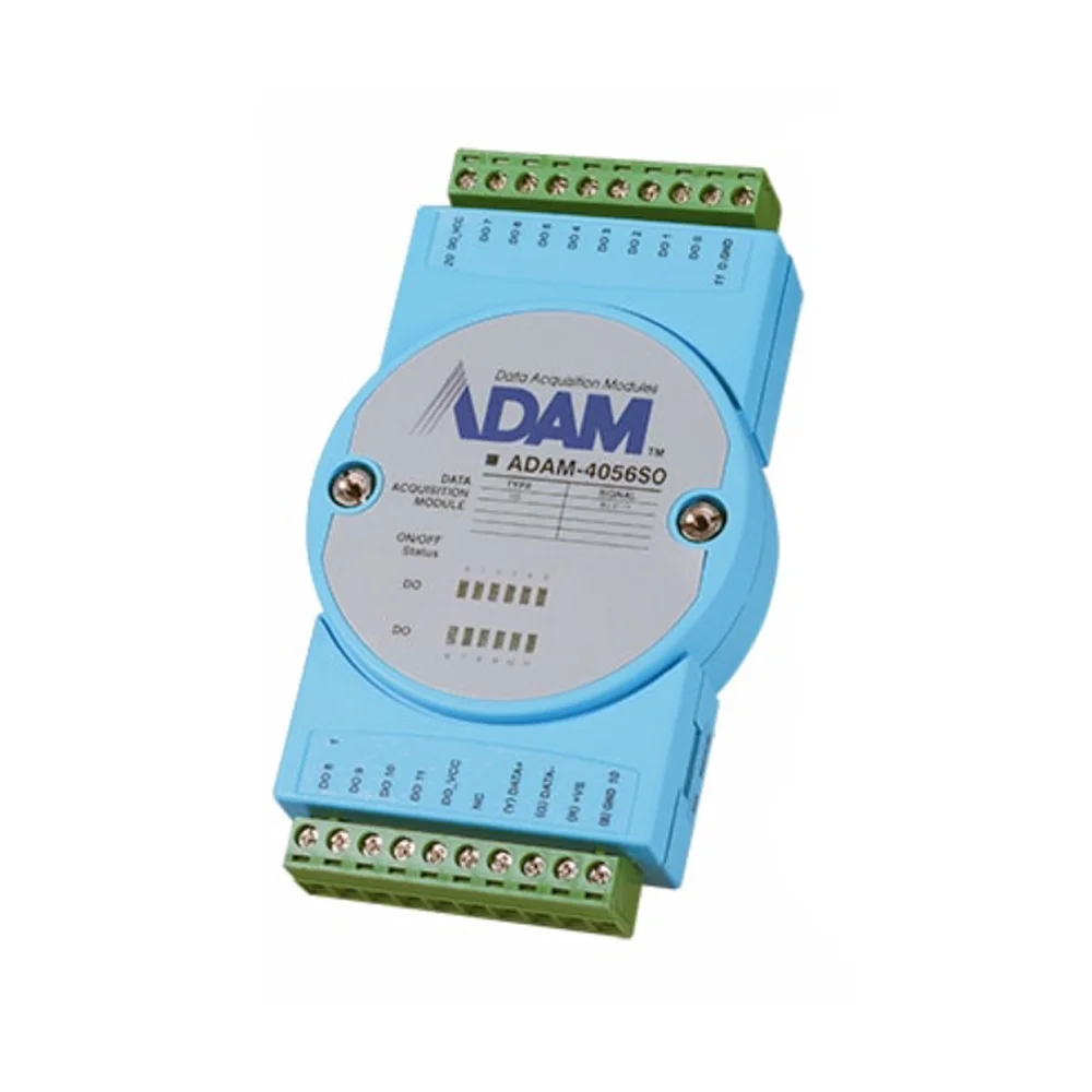Advantech ADAM-4056S 12-ch Sink/Source Type Isolated Digital Output Modules with Modbus