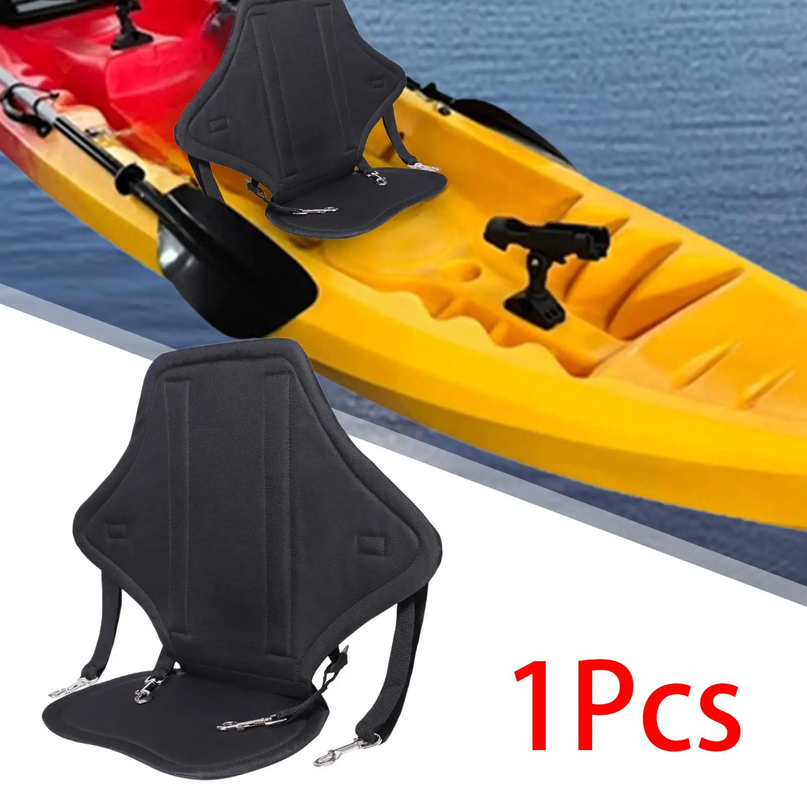 Kayak Seat with Back Support Mat for Rafting Inflatable Kayak Water Sports