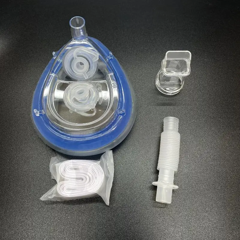 1Pcs Fiberoptic Bronchoscopy Gastroscopy Intubated Respiratory Mask  Endoscopy Anesthesia Mask With Dental Pads