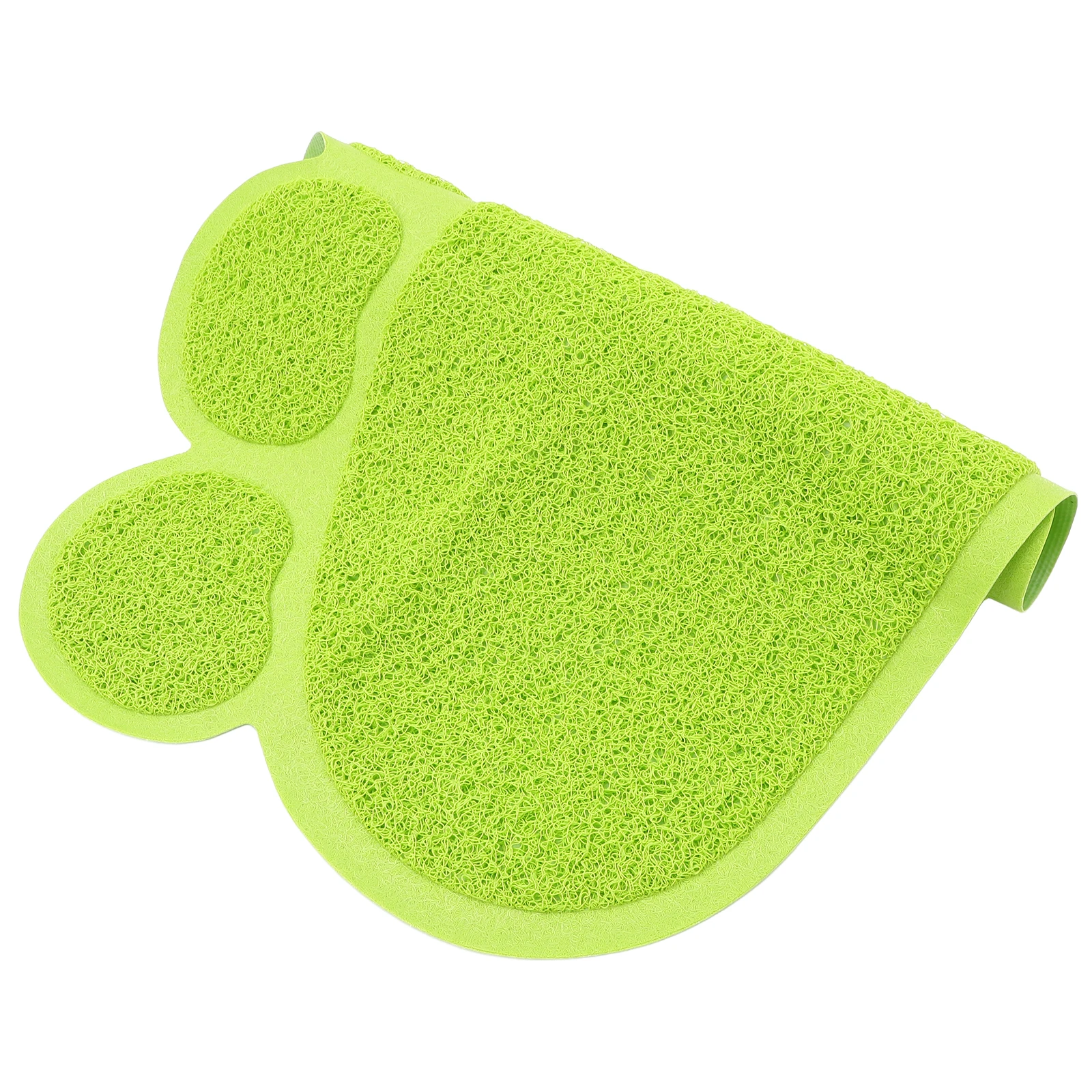 القط القمامة باو على شكل كبير عدم الانزلاق قابل للغسل الحيوانات الأليفة تغذية حصيرة للقطط الداخلية هريرة لوازم صندوق نفايات وسادة حصيرة