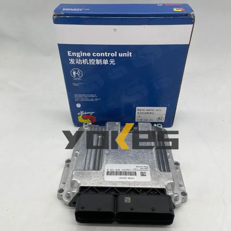 Original 0281020276 Engine ECU Controller Computer Board Control Unit 0 281 020 276  Excavator Parts for BOSCH