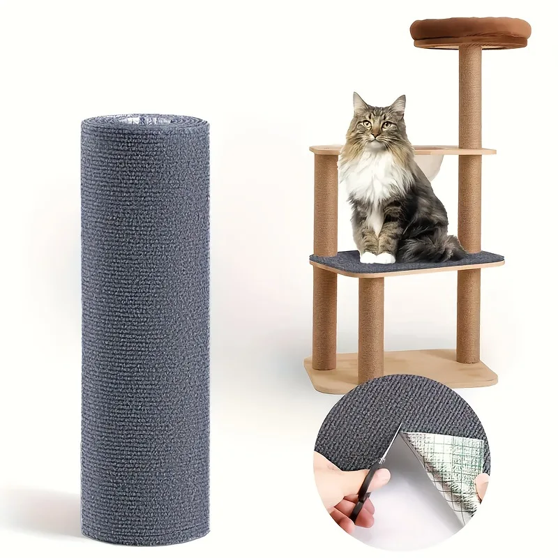 

Self-Adhesive Carpet Cats Scratch Board Wall Anti Scratch Sofa for Pet Diy Sofa Protection Paws Sharpen Trimmable Climbing Frame