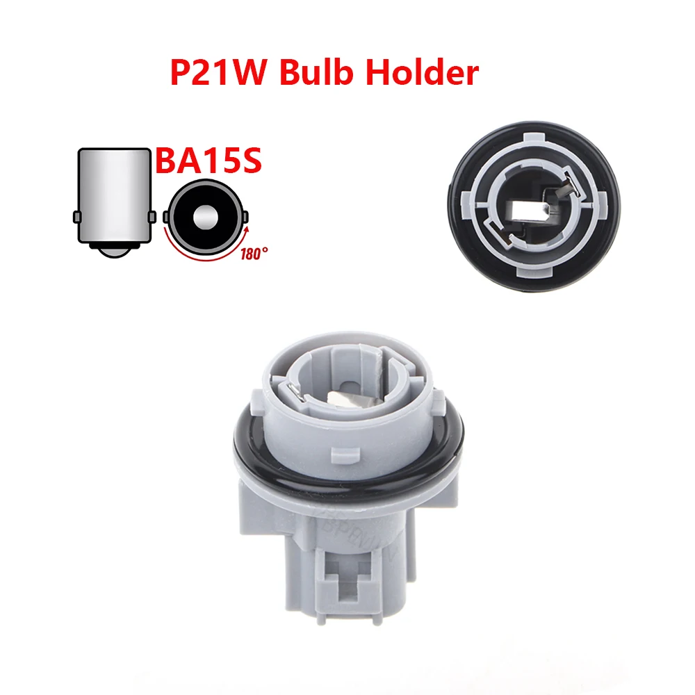 

1x For Toyota Camry Corolla Tacoma 4Runner BA15S P21W Bulb Holder Car Light Socket Accessories