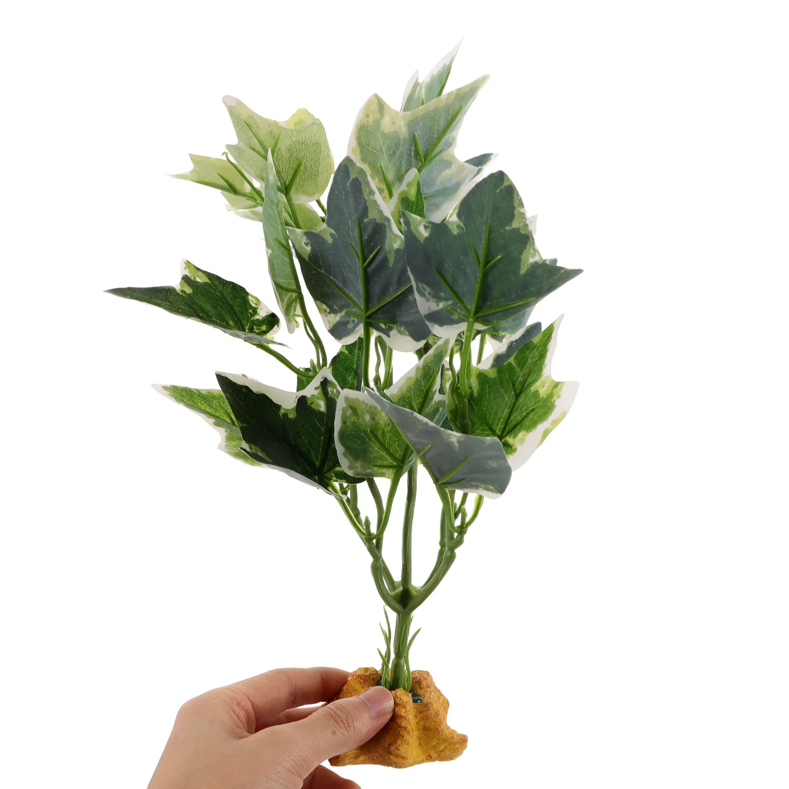 

1pcs Artificial Aquarium Plants For Artificial Grass For Fish Tank Reptile Terrarium Decor Plastic Fake Greenery Landscaping