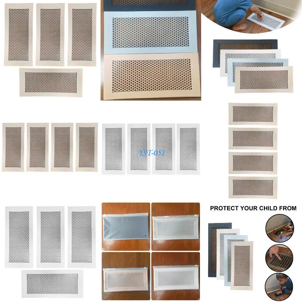 

E15A Silicone Vent Cover Baby Proof Safe Silicone Vent Covers Baby Safety Silicone Vent Covers Upgrades Covers for safe Home