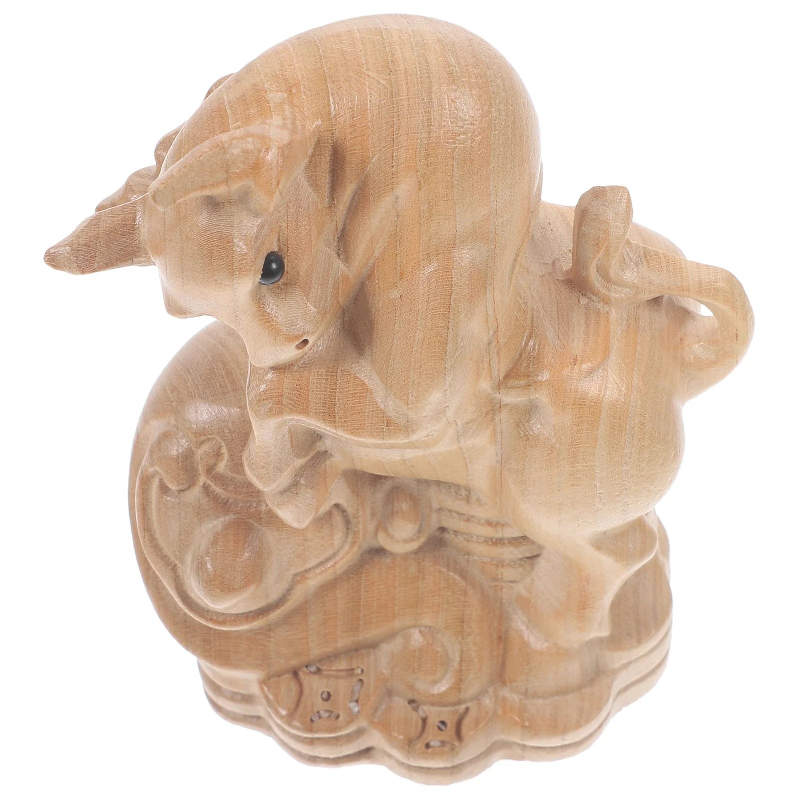 

Wooden Cow Small Lightweight Desktop Animal Statue For Home Office Decor Birthday Wedding Gift Cow Decoration Wood Crafts