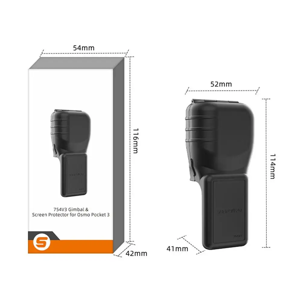 ل DJI Osmo Pocket 3 سيليكون واقية الغبار المحمولة البلاستيك شل غطاء مع فتحات تخزين مرشح CPL/ND ل DJI #6