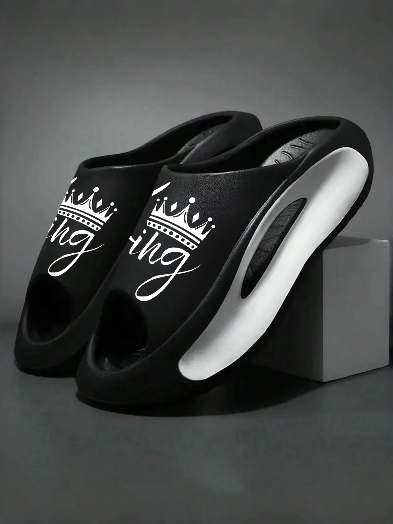 

Men's and Women's Slippers Fashion Non-Slip Couple Slippers Eva 2 Colors 36-45