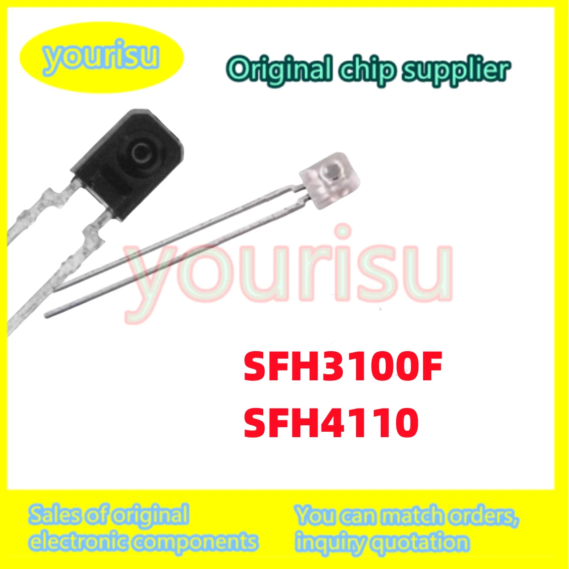 10Pcs/Lot Infrared transmitting tube SFH4110 receiving tube SFH3100F infrared matching tube side SFH 3110F 4110