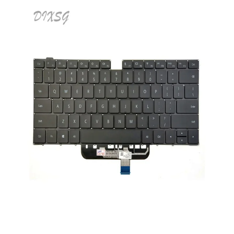 New For Huawei MateBook D 14 NbB-WAH9 NbB-WAH9P NbB-WAE9P Nbl-WAQ9R Laptop Keyboard US Backlit